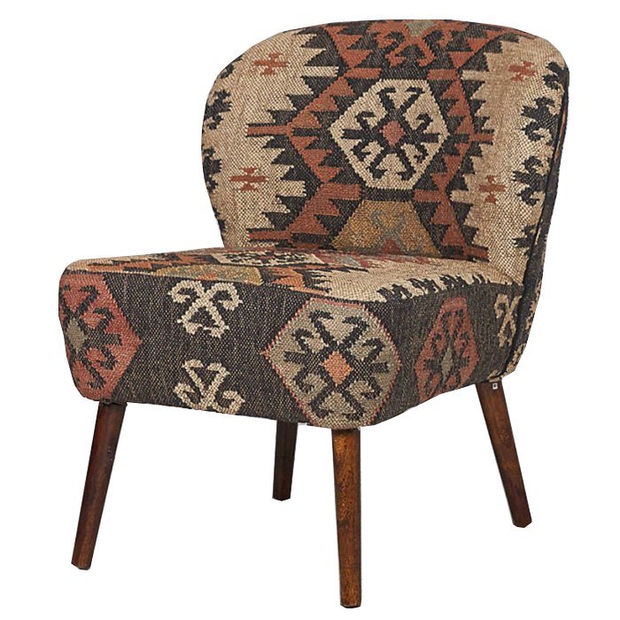 Кресло KELIM Brown Chair Коричневый Кресло KELIM Brown Chair Коричневый в Грозном | Loft Concept