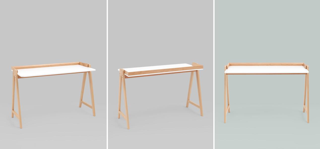 Стол рабочий Tadeos Collection бежевый - фото