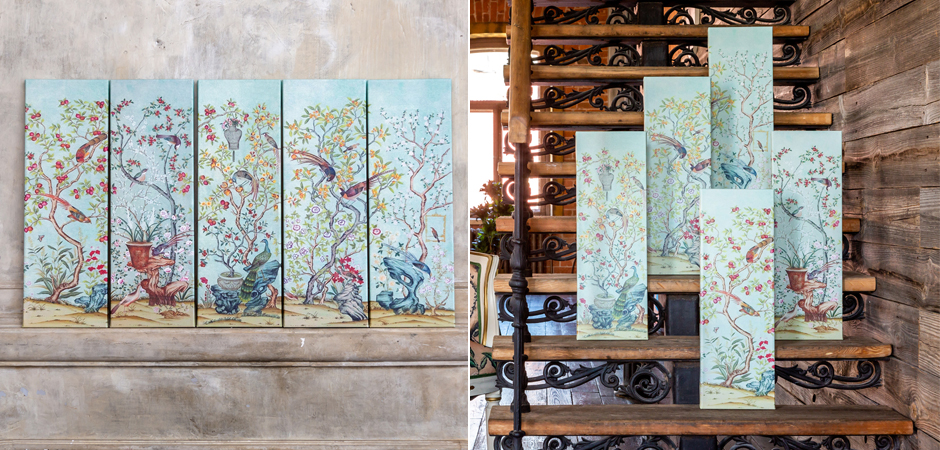 Постер Blue Chinoiserie 1 Постер Blue Chinoiserie 1 - Loft-Concept в Грозном