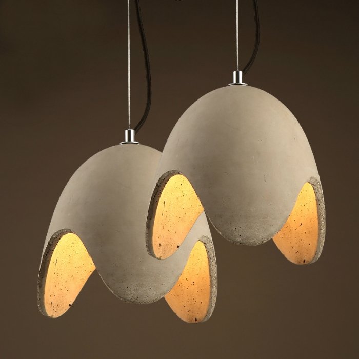Подвесной светильник Art Concrete Helmet Подвесной светильник Art Concrete Helmet в Грозном | Loft Concept