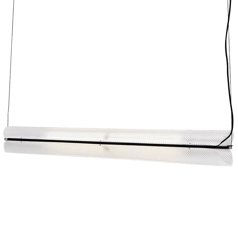 Дизайнерский линейный подвесной светильник VALE SERIES LINEAR HANGING LAMP Прозрачный Черный Дизайнерский линейный подвесной светильник VALE SERIES LINEAR HANGING LAMP Прозрачный Черный в Грозном | Loft Concept
