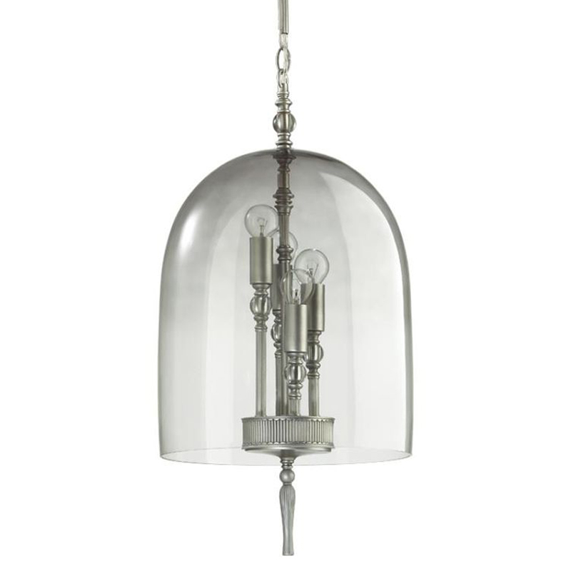 Подвесной светильник Glass Dome Chrome 32 Дымчатый (Smoke) Хром Подвесной светильник Glass Dome Chrome 32 Дымчатый (Smoke) Хром в Грозном | Loft Concept