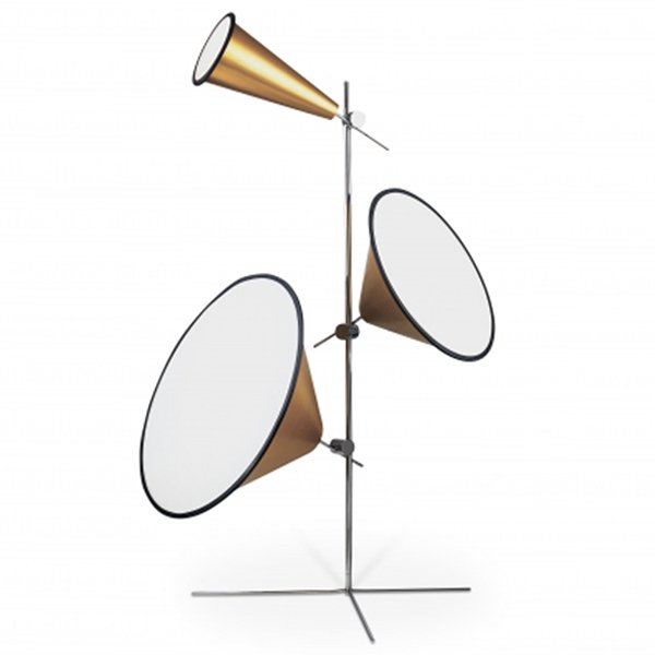 Торшер Tom Dixon Cone Gold Золотой Торшер Tom Dixon Cone Gold Золотой в Грозном | Loft Concept