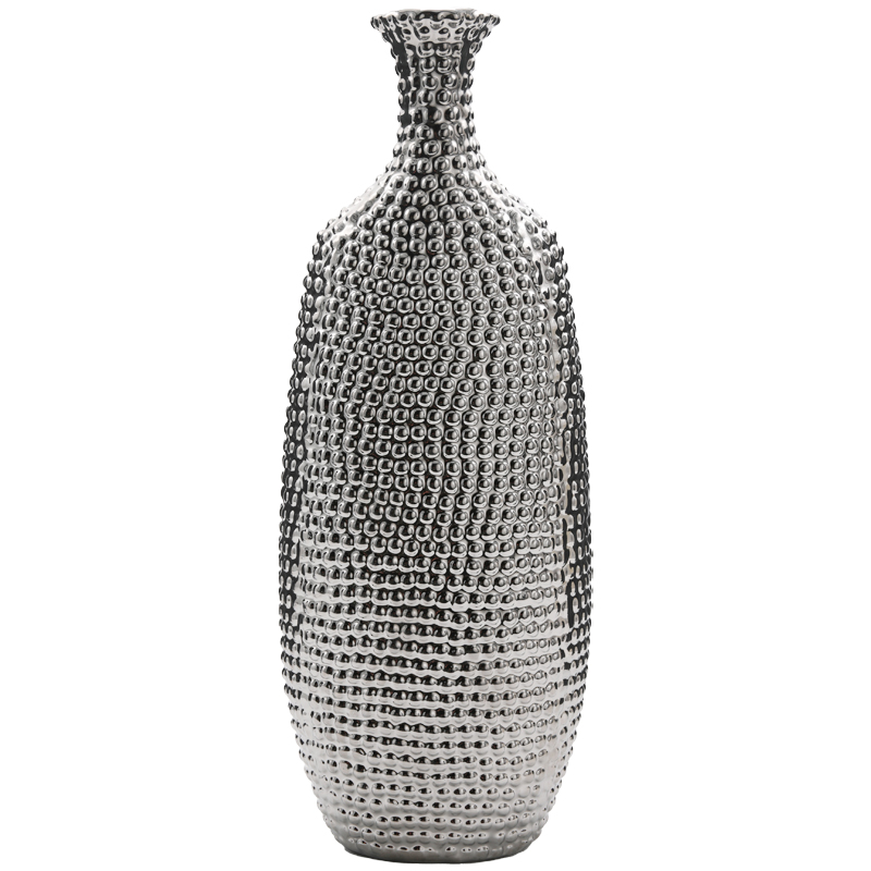 Декоративная ваза Silver Pearle Серебряный Декоративная ваза Silver Pearle Серебряный в Грозном | Loft Concept
