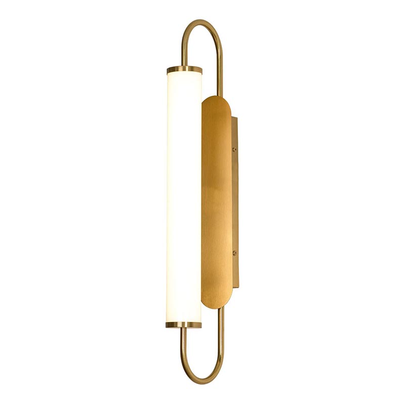 Бра Nigel Wall Lamp Белый матовое золото Бра Nigel Wall Lamp Белый матовое золото в Грозном | Loft Concept