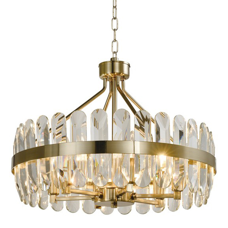 Люстра Genesia Chandelier Золотой Прозрачный (Transparent) Люстра Genesia Chandelier Золотой Прозрачный (Transparent) в Грозном | Loft Concept