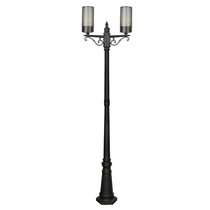 Парковый торшер Holger Street Floor Lamp Черный Белое матовое стекло Парковый торшер Holger Street Floor Lamp Черный Белое матовое стекло в Грозном | Loft Concept