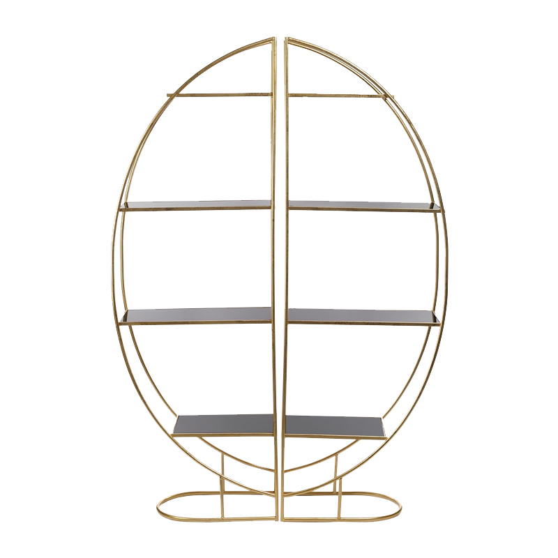 Стеллаж Double Shine Gold Золотой Желтый Стеллаж Double Shine Gold Золотой Желтый в Грозном | Loft Concept