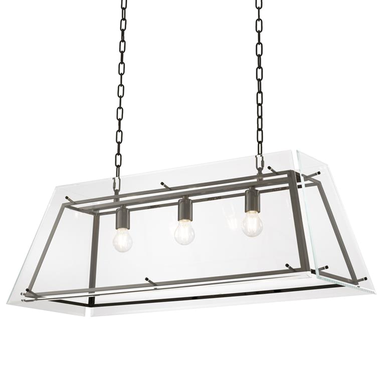 Люстра Chandelier Azure L Bronze Темная бронза Прозрачный (Transparent) Люстра Chandelier Azure L Bronze Темная бронза Прозрачный (Transparent) в Грозном | Loft Concept