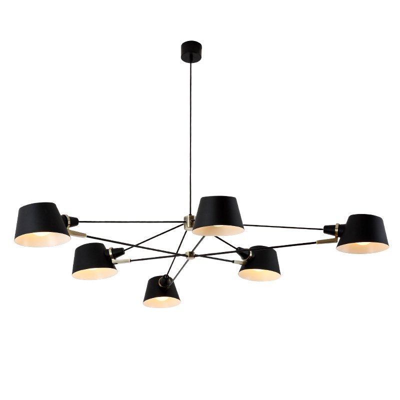 Люстра Brendan Ravenhill Long Pivot Chandelier Черный Люстра Brendan Ravenhill Long Pivot Chandelier Черный в Грозном | Loft Concept