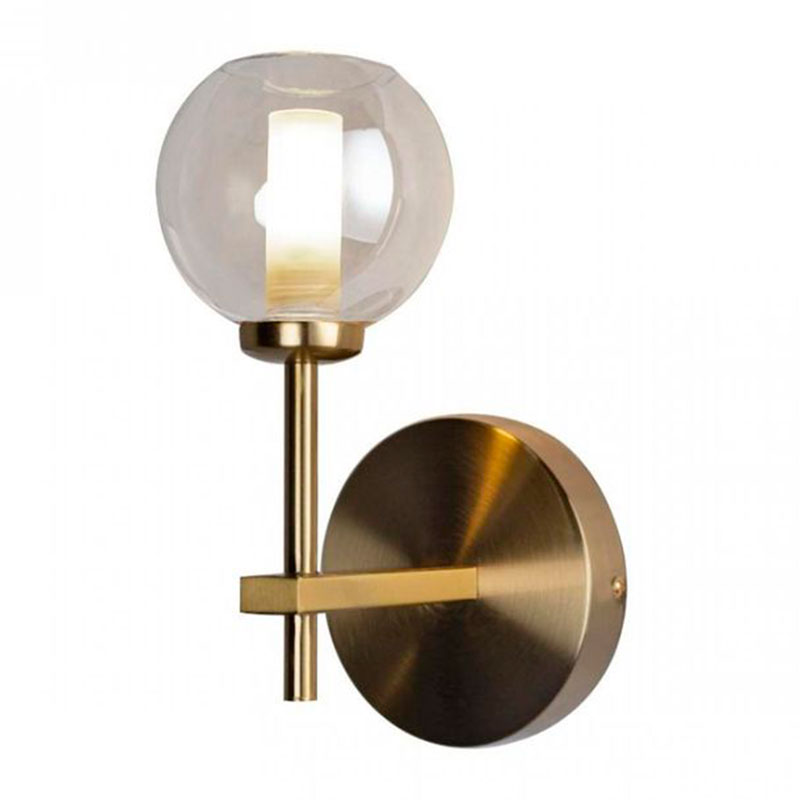Бра RH Boule de Cristal Single Wall Lamp amber Gold Золотой Амбре янтарь Бра RH Boule de Cristal Single Wall Lamp amber Gold Золотой Амбре янтарь в Грозном | Loft Concept