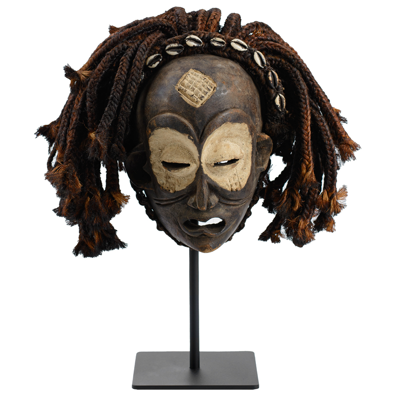 Маска African Mask Shaman Коричневый Черный Маска African Mask Shaman Коричневый Черный в Грозном | Loft Concept
