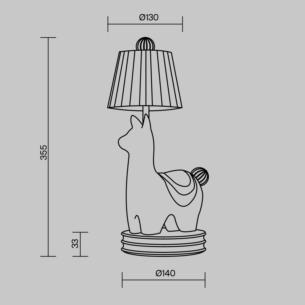 Настольный светильник Senor Alpaca 3000К 7Вт в Грозном