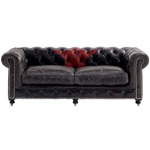 Диван Rebel Mao Red Star Черный Диван Rebel Mao Red Star Черный в Грозном | Loft Concept