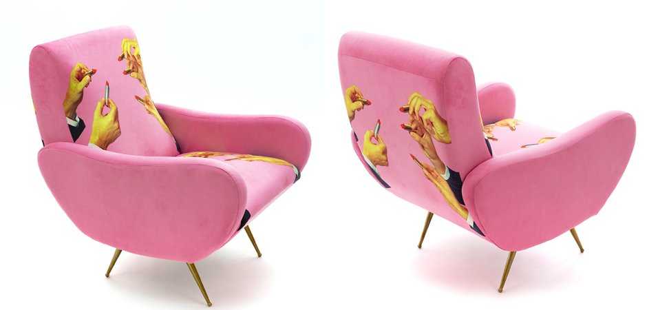 Кресло Seletti Armchair Lipsticks Pink Кресло Seletti Armchair Lipsticks Pink - Loft-Concept в Грозном