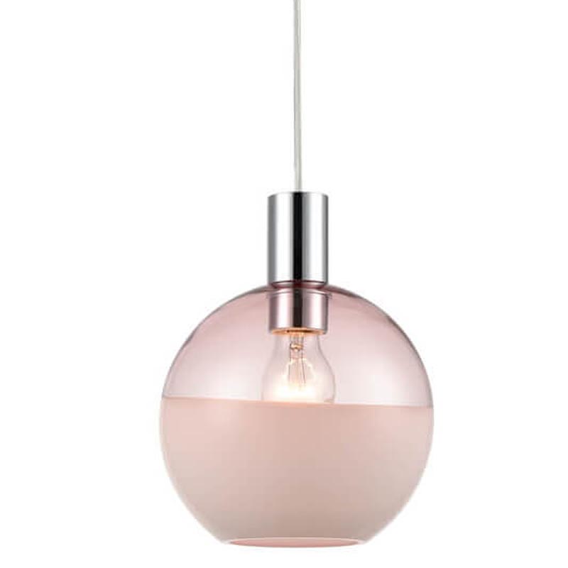 Подвесной светильник Rachel pink Хром Розовый Подвесной светильник Rachel pink Хром Розовый в Грозном | Loft Concept