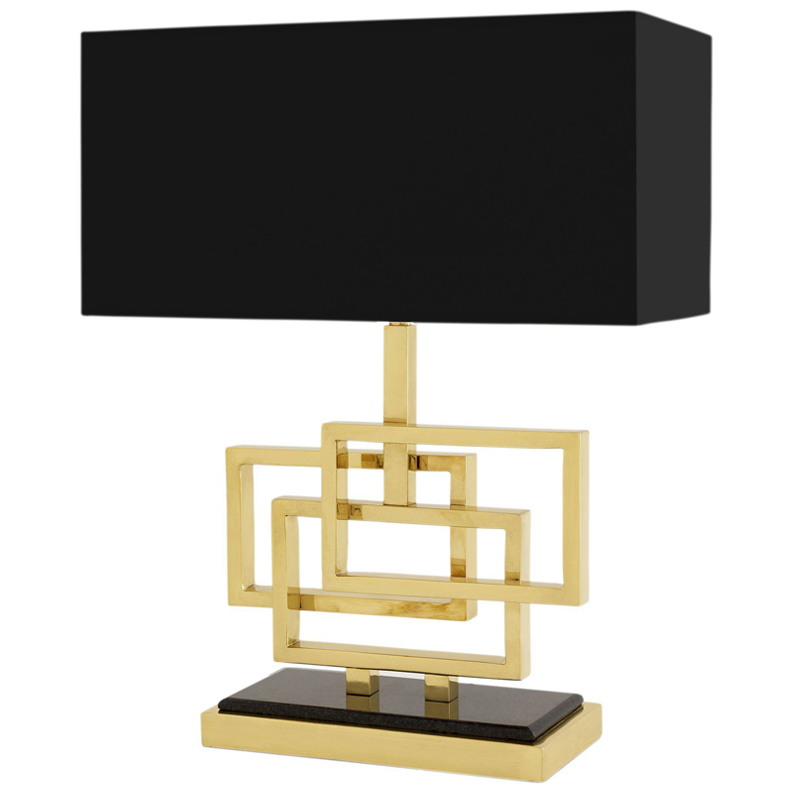 Настольная лампа Eichholtz Table Lamp Windolf Brass Латунь Черный Настольная лампа Eichholtz Table Lamp Windolf Brass Латунь Черный в Грозном | Loft Concept