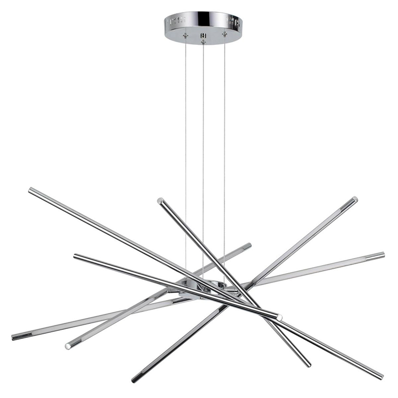 Люстра Trumpet Tube Chrome Chandelier Хром в Грозном | Loft Concept 