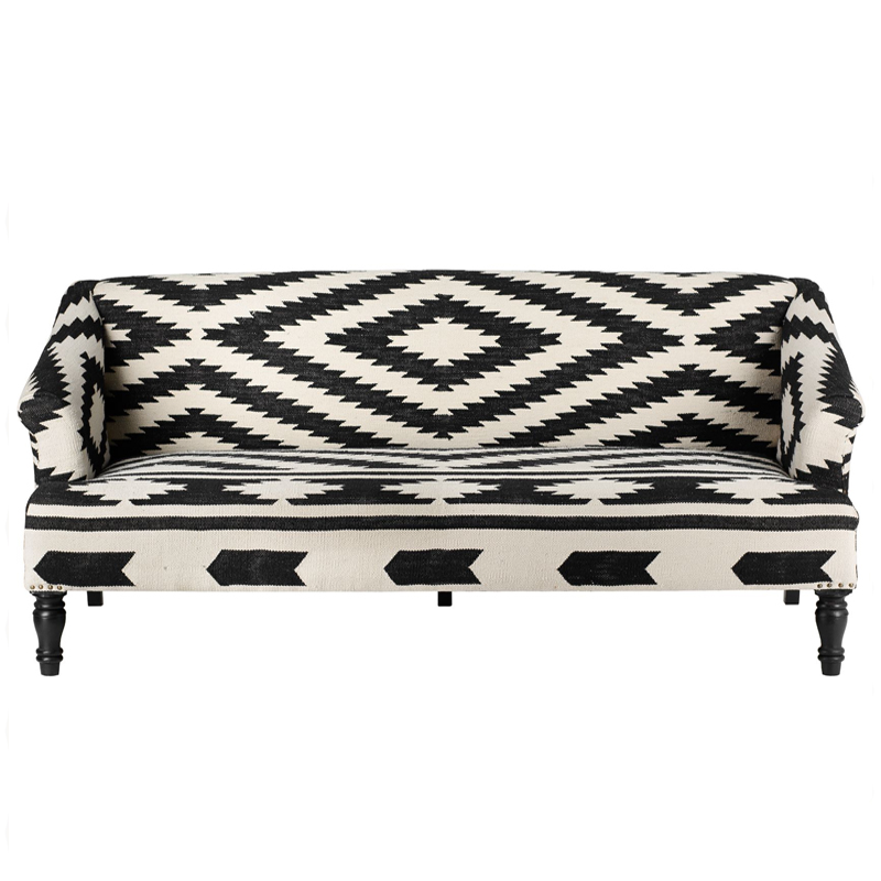 Диван Черно-Белый Келим KELIM Sofa Черно-белый Диван Черно-Белый Келим KELIM Sofa Черно-белый в Грозном | Loft Concept
