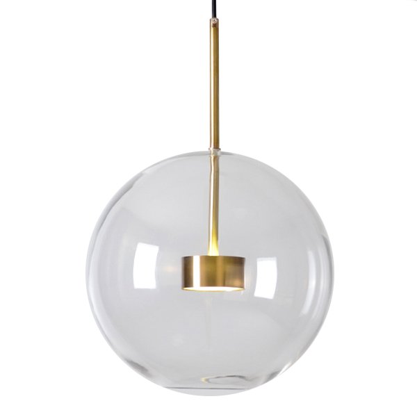 Подвесной светильник Suspension LED design BUBBLE LAMP 1 Латунь Прозрачное Стекло в Грозном | Loft Concept 