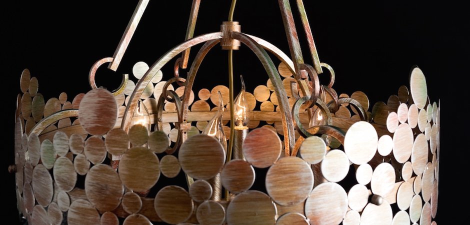 Люстра Round Iron Shod Chandelier Люстра Round Iron Shod Chandelier - Loft-Concept в Грозном