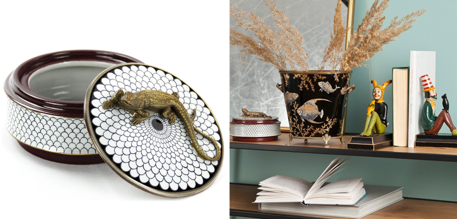 Шкатулка Box Bronze Lizard Шкатулка Box Bronze Lizard - Loft-Concept в Грозном