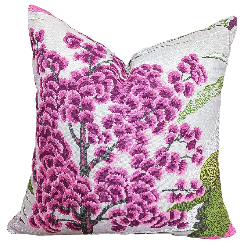 Подушка Purple Inflorescences Лиловый Белый Подушка Purple Inflorescences Лиловый Белый в Грозном | Loft Concept