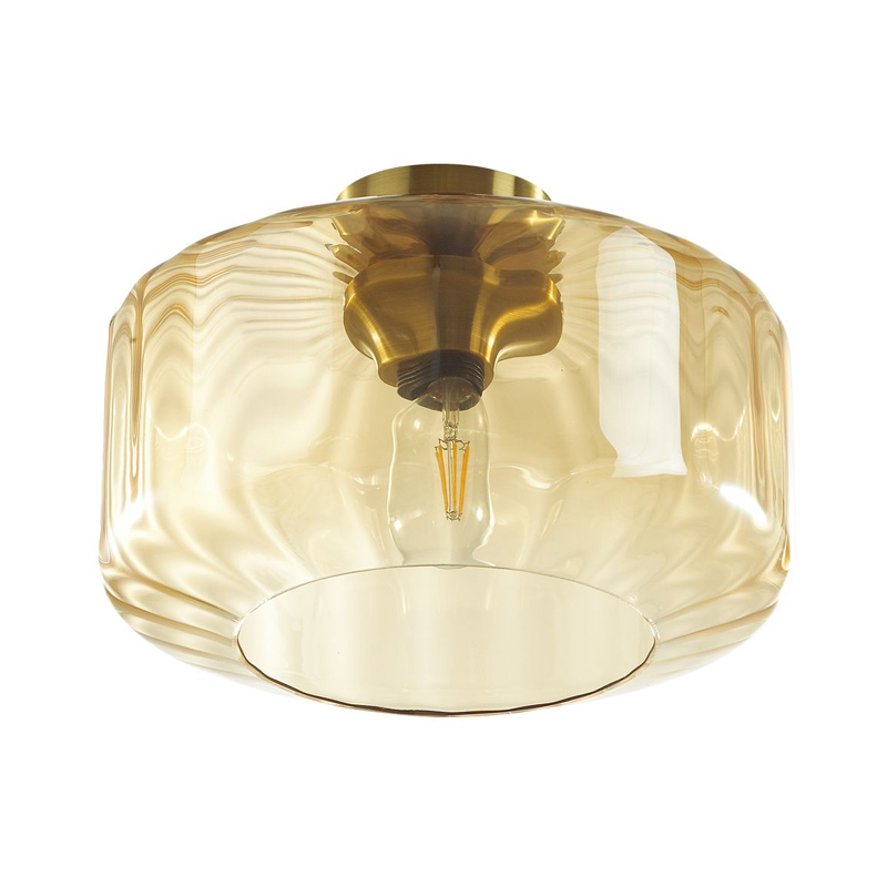Потолочный светильник Multicolored Glass Bronze Бронза Потолочный светильник Multicolored Glass Bronze Бронза в Грозном | Loft Concept