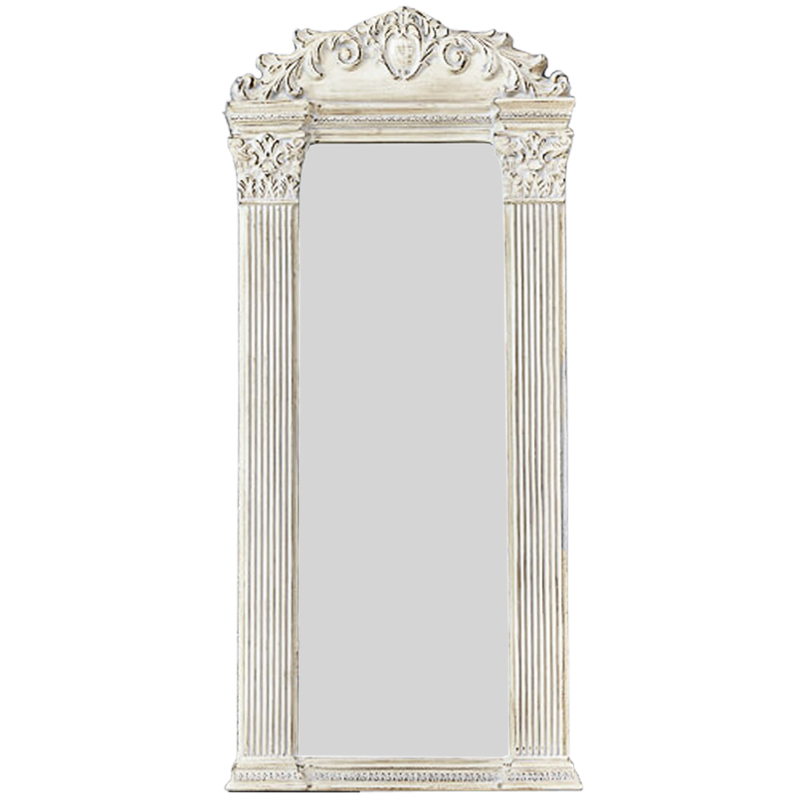 Зеркало Fitzherbert Mirror Белый винтажная патина   в Грозном | Loft Concept 