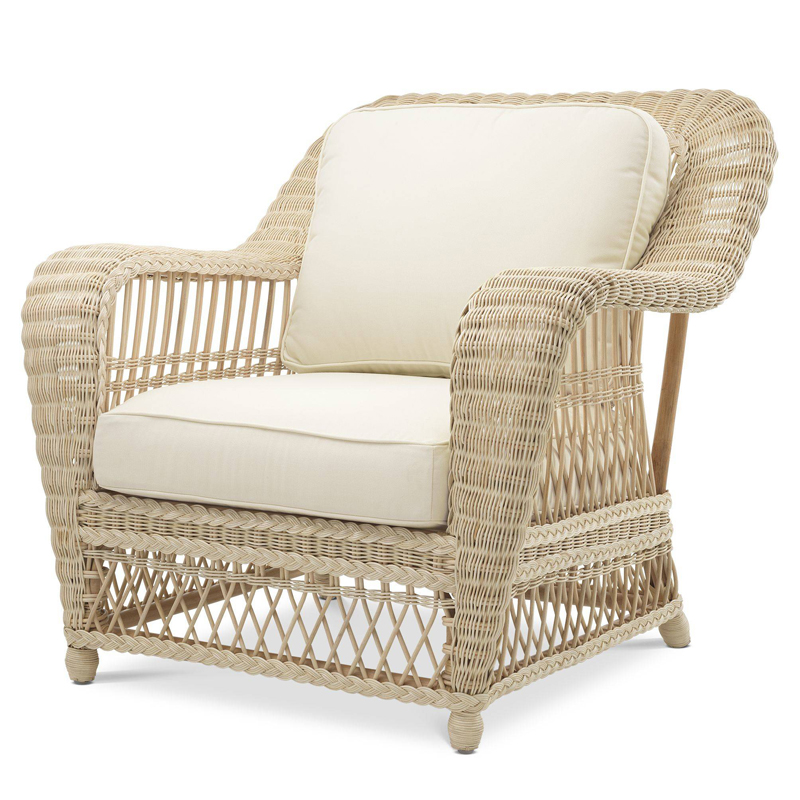 Кресло Eichholtz Chair Barbados Бежевый Кремовый Кресло Eichholtz Chair Barbados Бежевый Кремовый в Грозном | Loft Concept