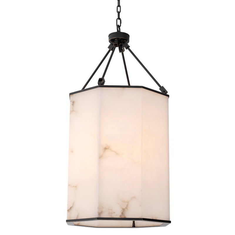 Подвесной светильник Eichholtz Chandelier Victoire L Белый Темная бронза Подвесной светильник Eichholtz Chandelier Victoire L Белый Темная бронза в Грозном | Loft Concept