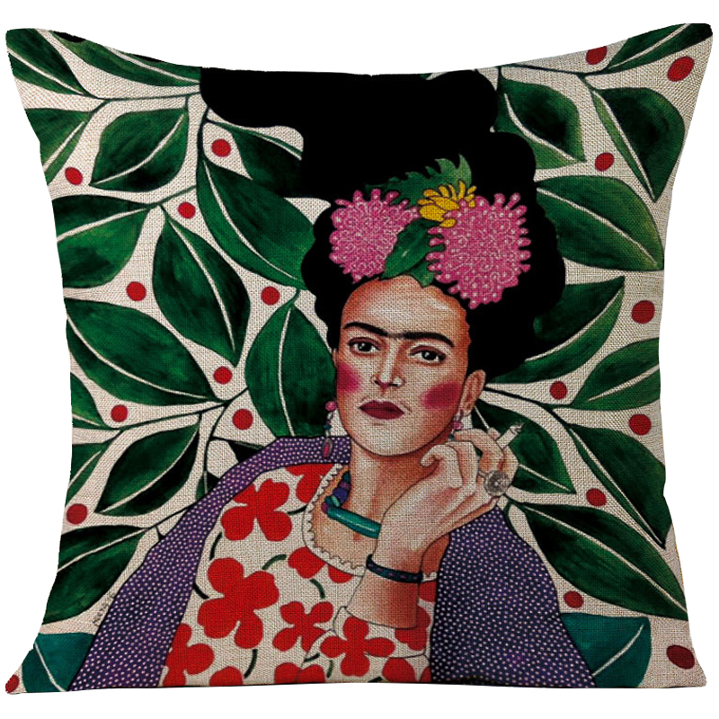Декоративная подушка Frida Kahlo 13 Мульти Декоративная подушка Frida Kahlo 13 Мульти в Грозном | Loft Concept