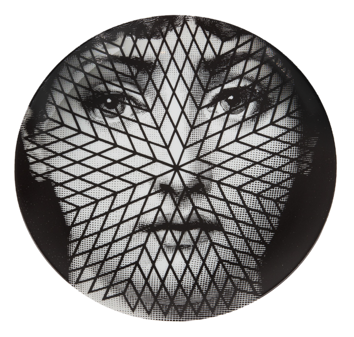 Декоративная тарелка Fornasetti 294 Черный Декоративная тарелка Fornasetti 294 Черный в Грозном | Loft Concept