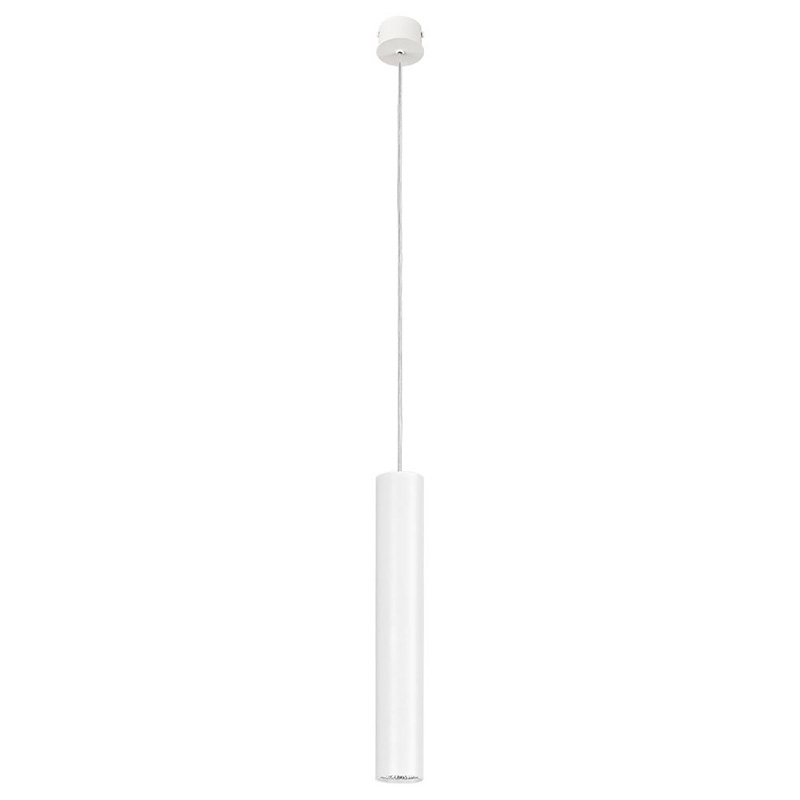 Подвесной светильник Luis Trumpet Tube White Lamp 40 Белый Подвесной светильник Luis Trumpet Tube White Lamp 40 Белый в Грозном | Loft Concept