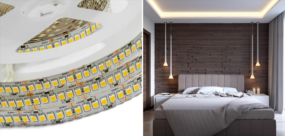 Светодиодная лента 26W/m 240Led/m 2835SMD теплый белый Светодиодная лента 26W/m 240Led/m 2835SMD теплый белый - Loft-Concept в Грозном