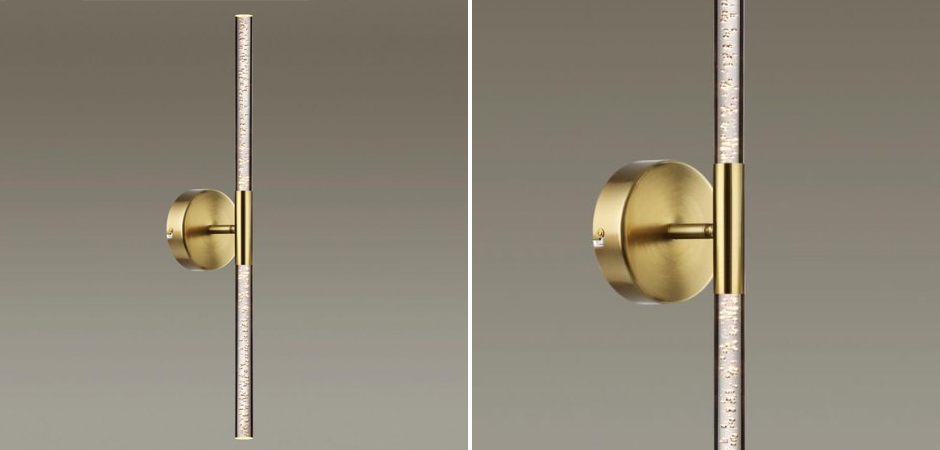 Бра Trumpet tube Two-way Золотое Бра Trumpet tube Two-way Золотое - Loft-Concept в Грозном