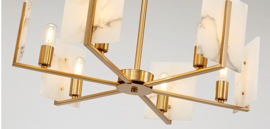Люстра Marble square Chandelier Люстра Marble square Chandelier - Loft-Concept в Грозном