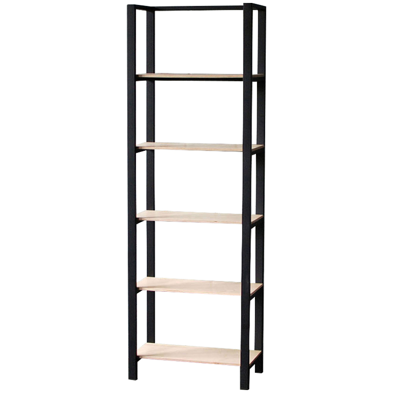 Стеллаж Caiden Industrial Metal Rust Rack Черный Древесина Стеллаж Caiden Industrial Metal Rust Rack Черный Древесина в Грозном | Loft Concept