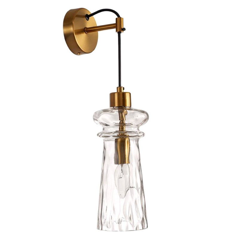 Бра Old Lantern Бронза Прозрачный Бра Old Lantern Бронза Прозрачный в Грозном | Loft Concept