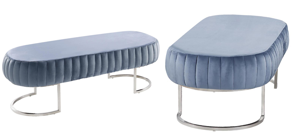 Банкетка Soft Blocks Blue Gray Банкетка Soft Blocks Blue Gray - Loft-Concept в Грозном