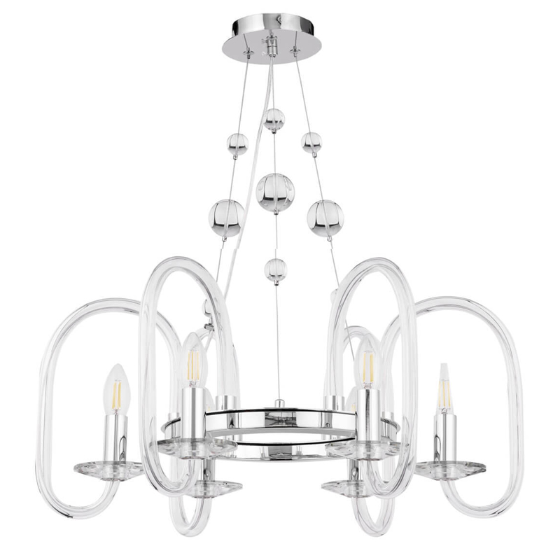 Люстра Destiny Chandelier Хром Люстра Destiny Chandelier Хром в Грозном | Loft Concept