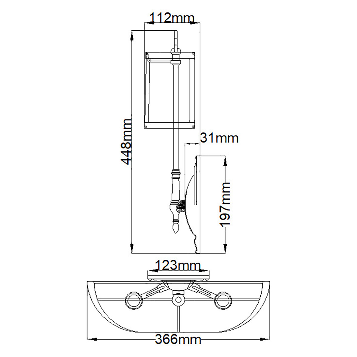 Бра с 2-мя бежевыми абажурами в классическом стиле Hinkley в Грозном