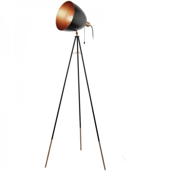 Напольный светильник Scopus Floor Lamp Черный Медь Напольный светильник Scopus Floor Lamp Черный Медь в Грозном | Loft Concept