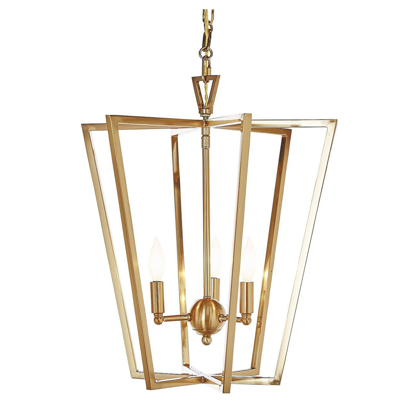 Люстра Fabiole Gold Cage Chandelier Золотой Люстра Fabiole Gold Cage Chandelier Золотой в Грозном | Loft Concept