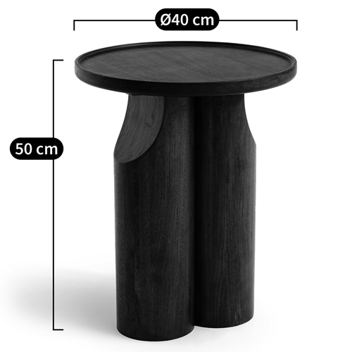Круглый приставной стол из массива ореха Balu Wooden Side Table Круглый приставной стол из массива ореха Balu Wooden Side Table в Грозном