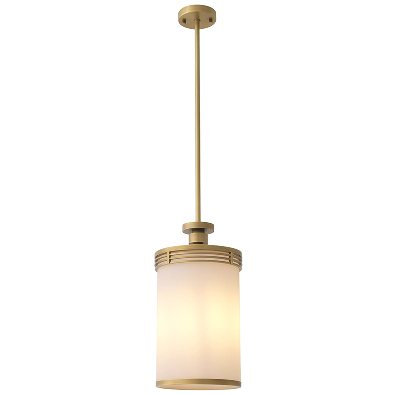 Подвесной светильник Eichholtz Pendant Fayence Латунь Белый Подвесной светильник Eichholtz Pendant Fayence Латунь Белый в Грозном | Loft Concept