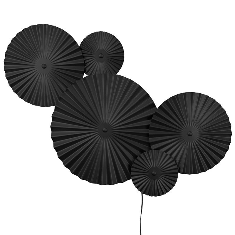 Wall lamp Omega BLACK Черный Wall lamp Omega BLACK Черный в Грозном | Loft Concept