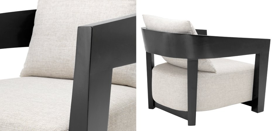 Кресло Eichholtz Chair Rubautelli Black Кресло Eichholtz Chair Rubautelli Black - Loft-Concept в Грозном