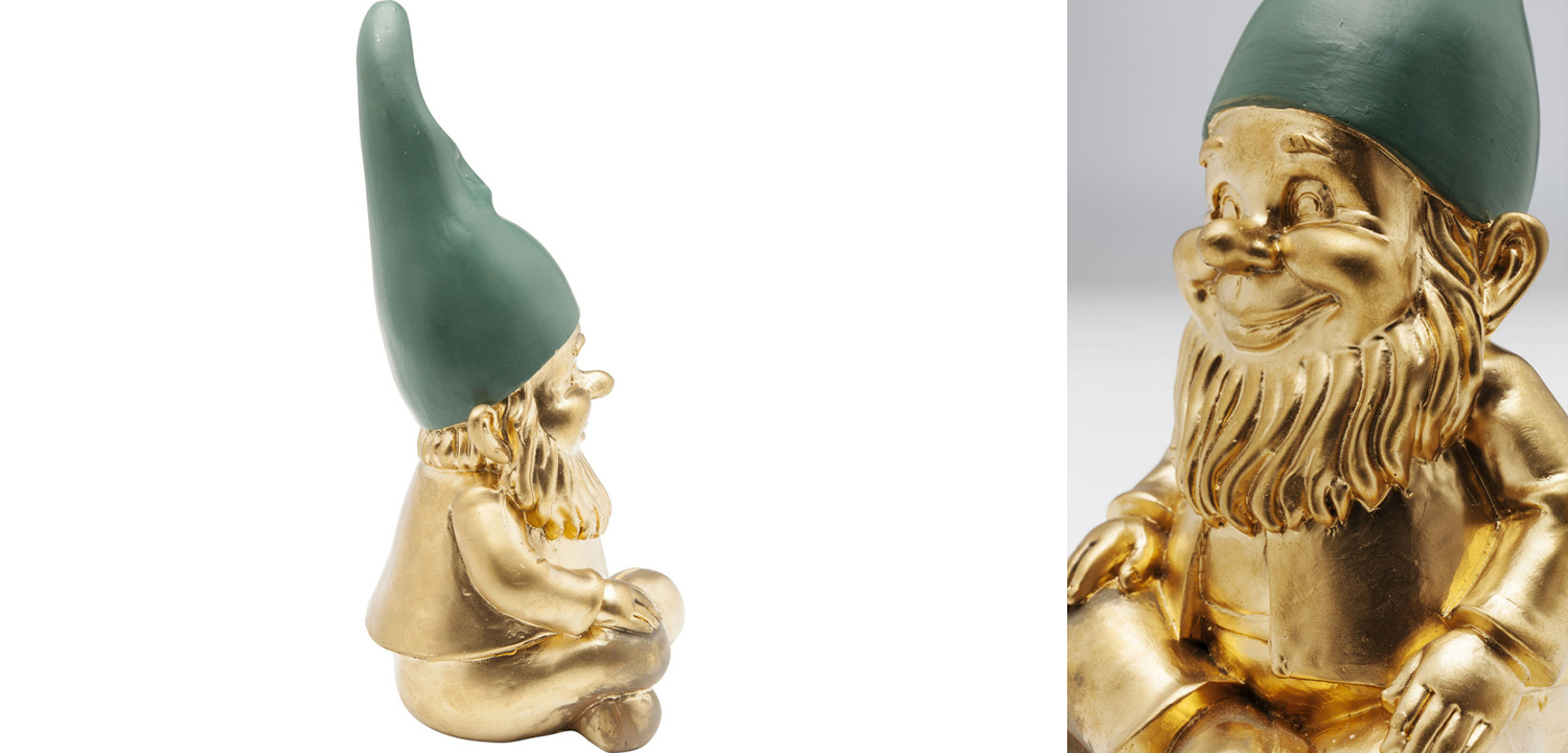 Статуэтка Golden Sitting Gnome - фото №1