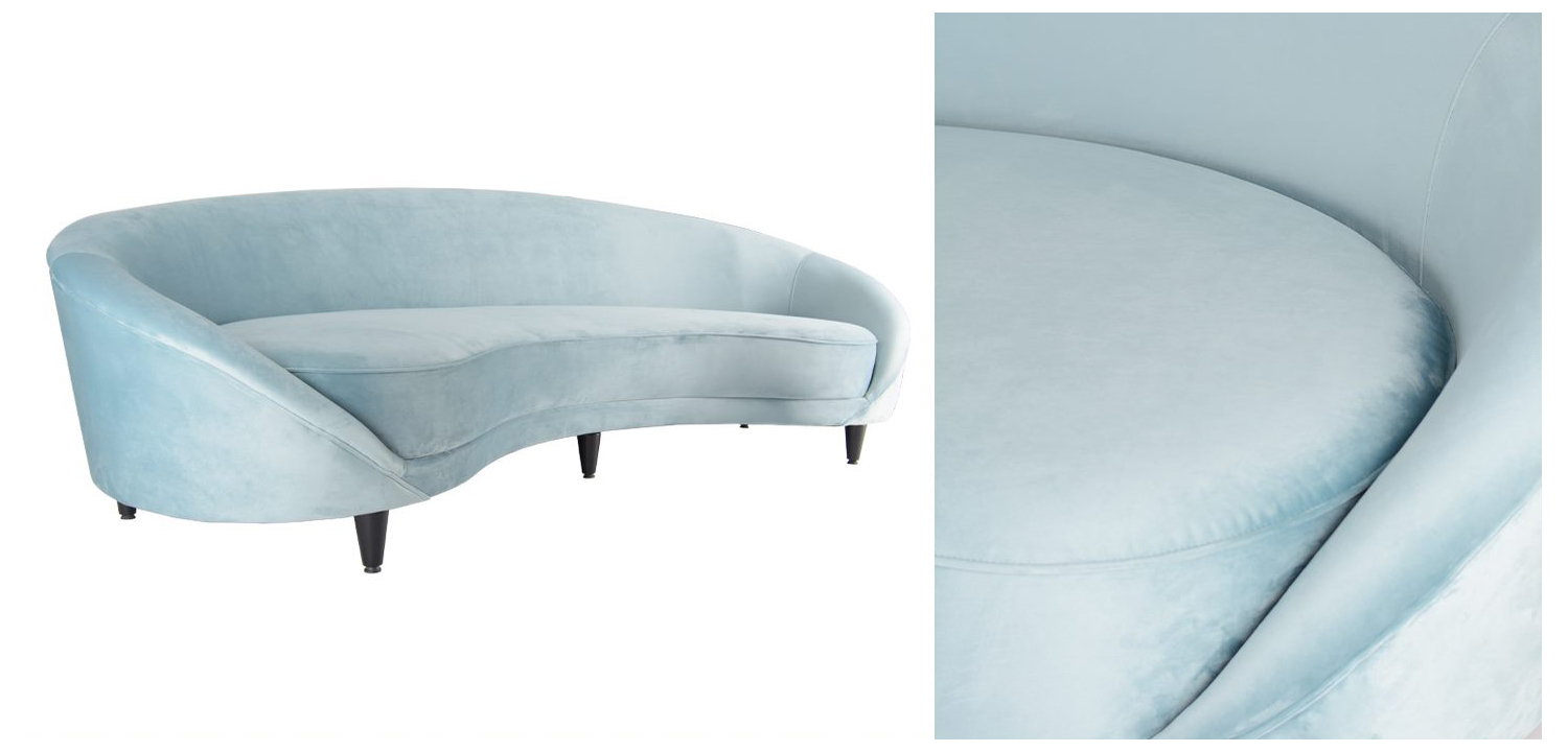 Диван Paulet Light Blue Sofa - фото